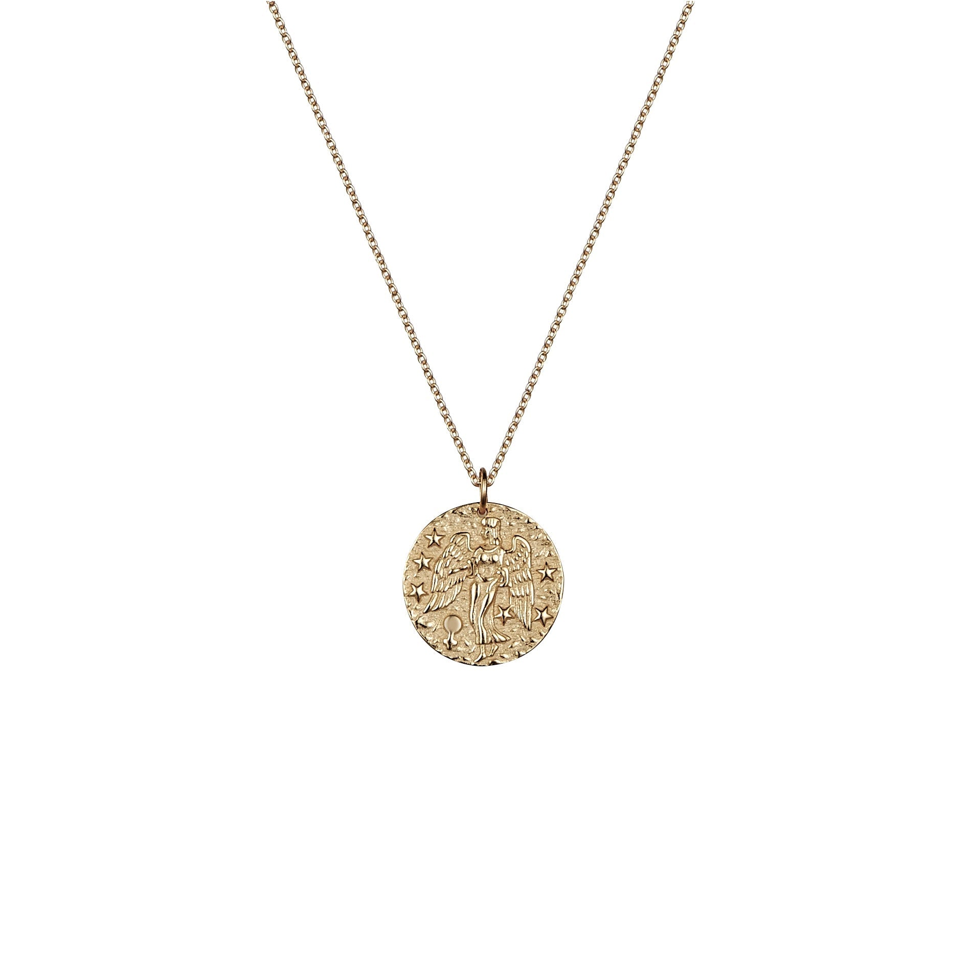 Virgo rose gold necklace