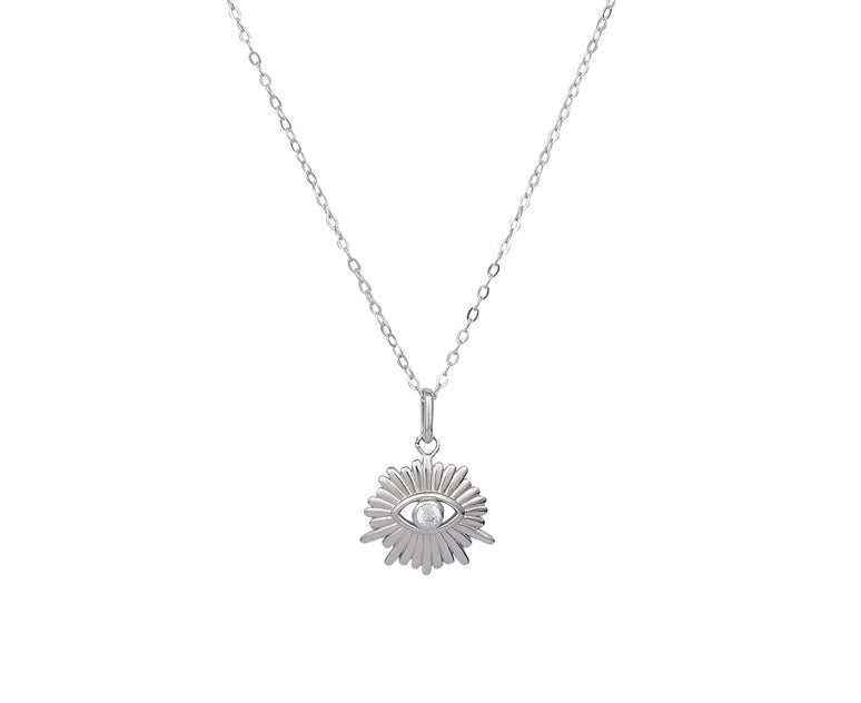 ENCHANTED EVIL EYE STERLING SILVER NECKLACE