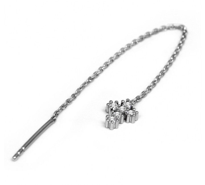 CROSS THREAD EARRINGS