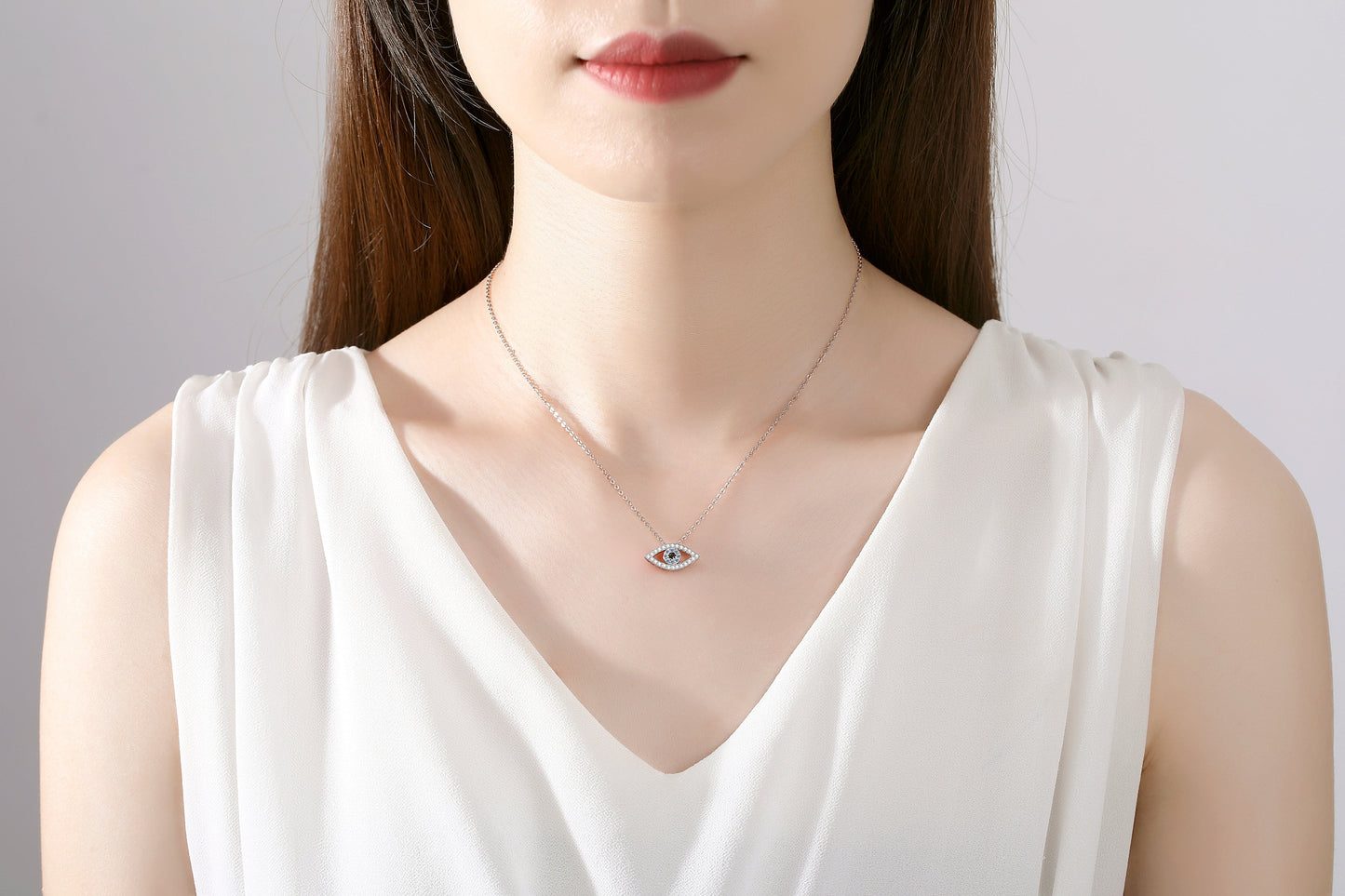 ANAYA EVIL EYE SILVER NECKLACE