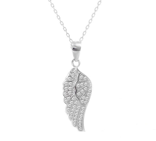 ANGEL WING SILVER NECKLACE