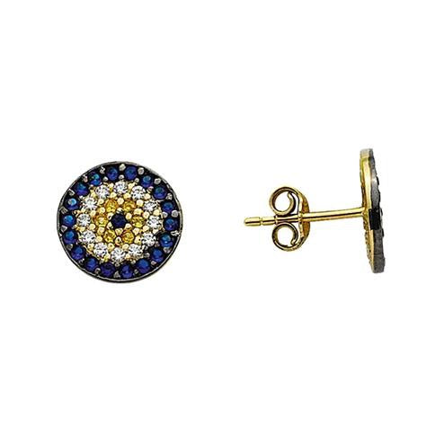 TINA EVIL EYE  STUDS