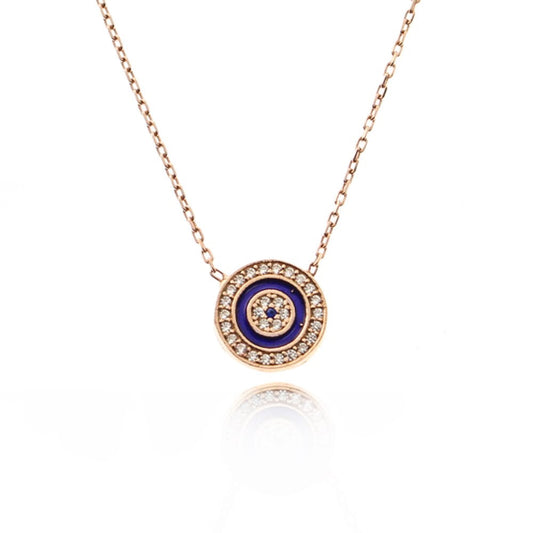 shania evil eye necklace