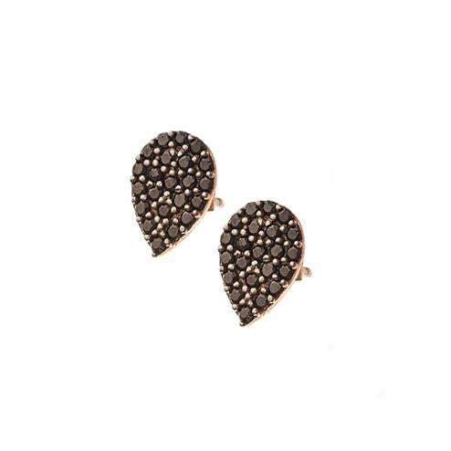 VERONICA RAINDROP ONYX EARRINGS