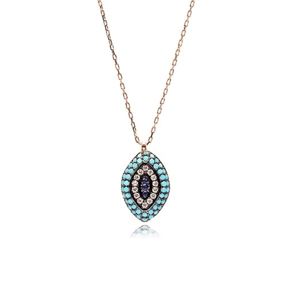 galatea oval turquoise necklace