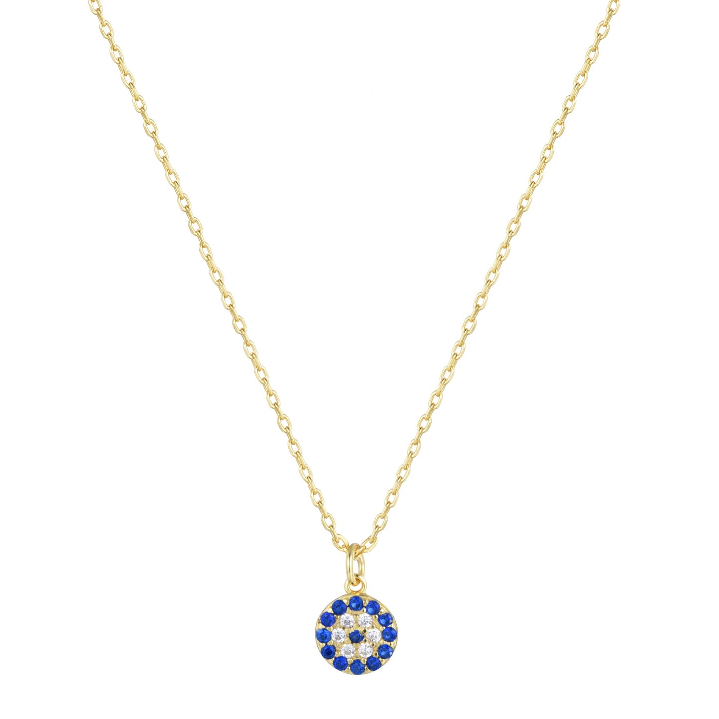 DAVINA EVIL EYE GOLD NECKLACE