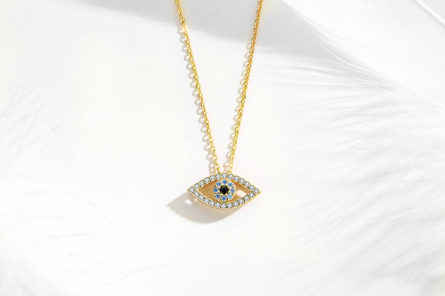 ANAYA EVIL EYE GOLD NECKLACE