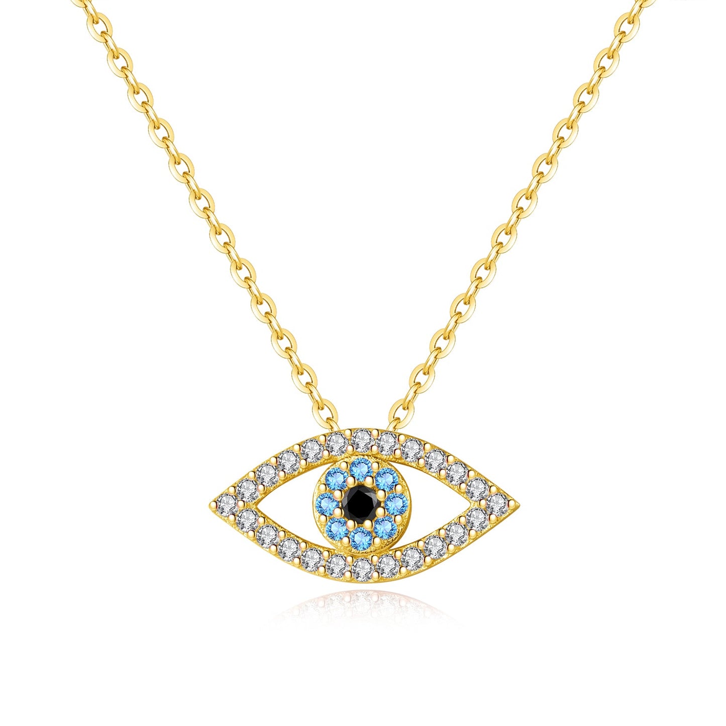 ANAYA EVIL EYE GOLD NECKLACE