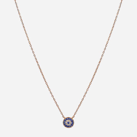 AMAYA EVIL EYE GOLD NECKLACE
