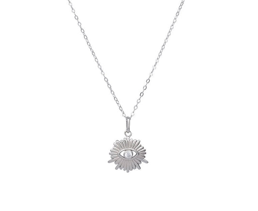 ENCHANTED EVIL EYE STERLING SILVER NECKLACE