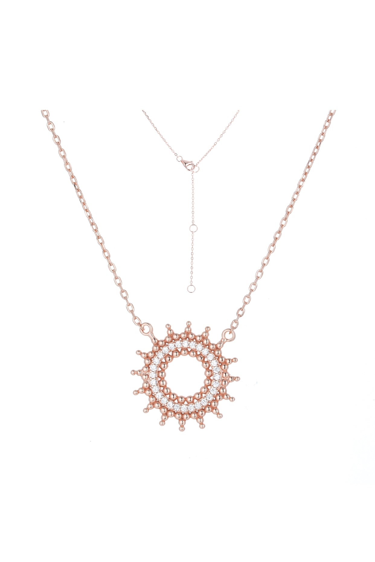BOHO SUN ROSE GOLD NECKLACE