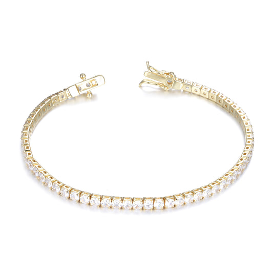 MAGNOLIA GOLD TENNIS BRACELET