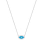 NATALIE MINI EVIL EYE SILVER NECKLACE