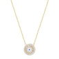IMANI EVIL EYE BAGUETTE NECKLACE