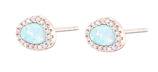 KIANA OPAL ROSE GOLD EARRINGS