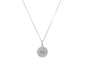 AZTEC VINTAGE EVIL EYE SILVER NECKLACE