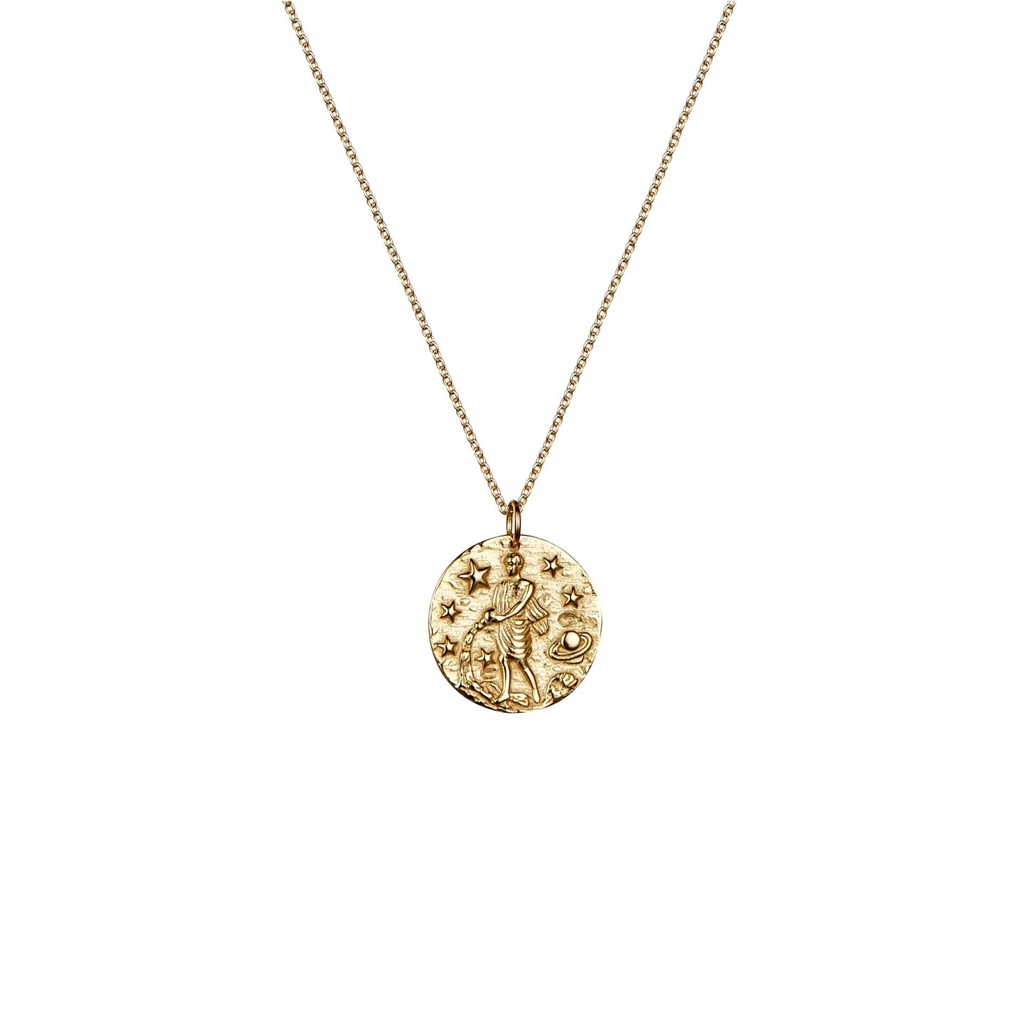 AQUARIUS ZODIAC ROSE GOLD NECKLACE