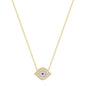 ELIDA EVIL EYE GOLD NECKLACE