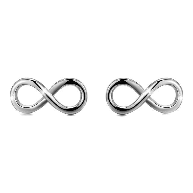 ETERNITY STERLING SILVER EARRINGS