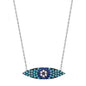 evil eye turquoise necklace