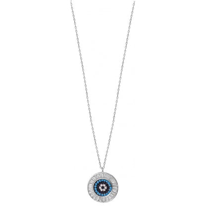 EVIL EYE BAGUETTE NECKLACE
