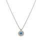 aleki turquoise evil eye silver necklace 