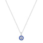 DAVINA EVIL EYE SILVER NECKLACE