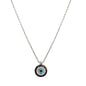 evil eye silver necklace 
