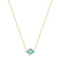 gold evil eye necklace 
