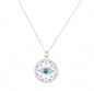 MEDUSA EVIL EYE SILVER NECKLACE