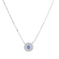 ALESSA MINI EVIL EYE SILVER NECKLACE