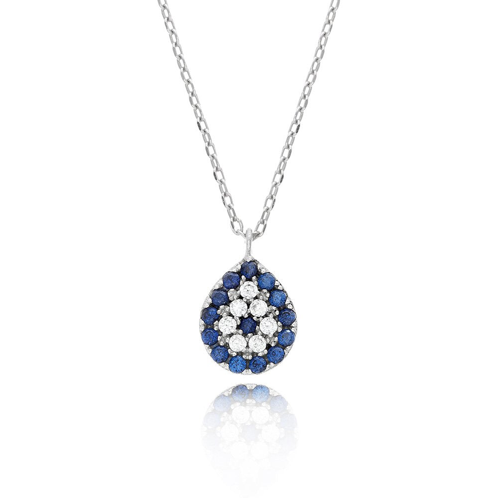 mini evil eye necklace