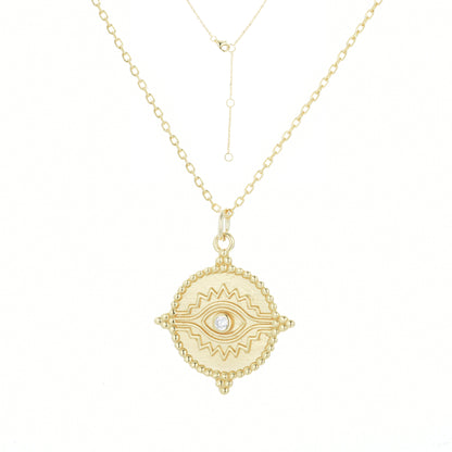 ARIANNA EVIL EYE GOLD NECKLACE