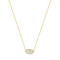 ALANI EVIL EYE WHITE OPAL GOLD NECKLACE