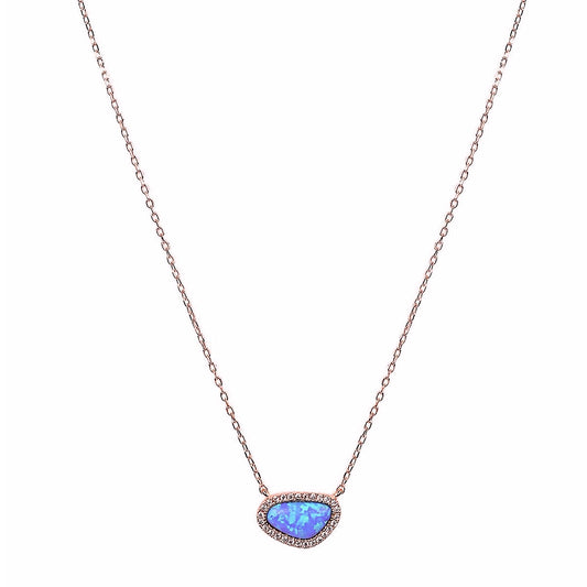 LYLA OPAL ROSE GOLD NECKLACE