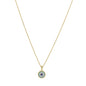 CRETE EVIL EYE GOLD NECKLACE