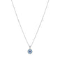 CRETE EVIL EYE SILVER NECKLACE