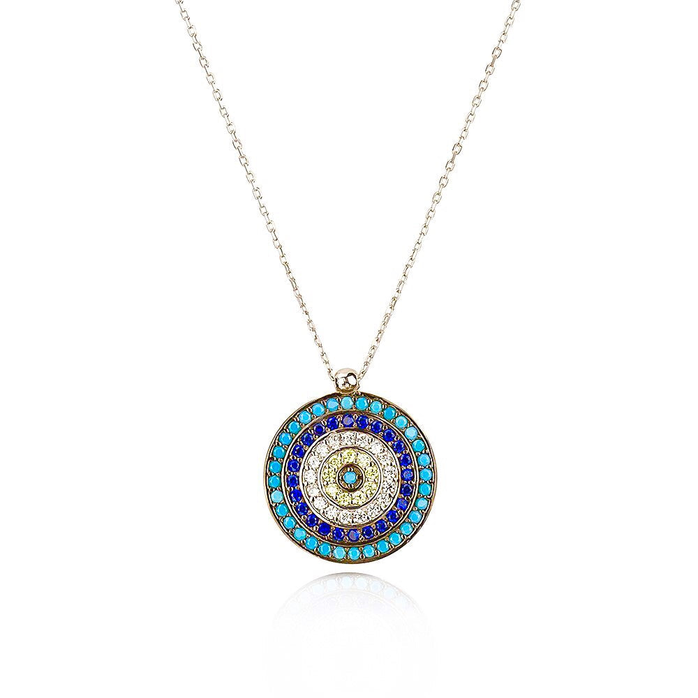 handmade evil eye necklace