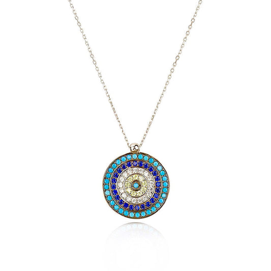 handmade evil eye necklace