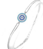 turquoise evil eye double chain bracelet