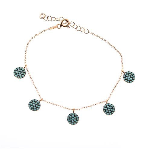 SAVANNAH TURQUOISE DROPLET BRACELET