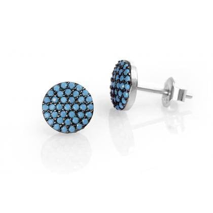 Turquoise ear studs