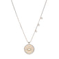 boho vintage evil eye necklace