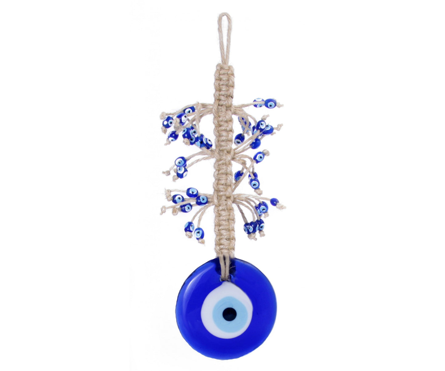 HANGING GLASS PROTECTIVE EYE AMULET