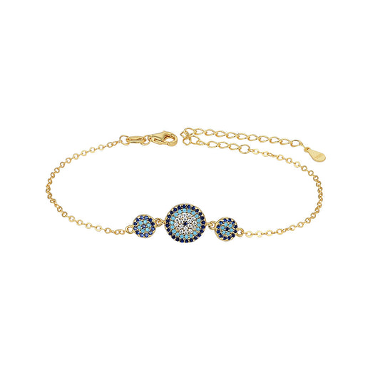 DAYANA EVIL EYE GOLD BRACELET