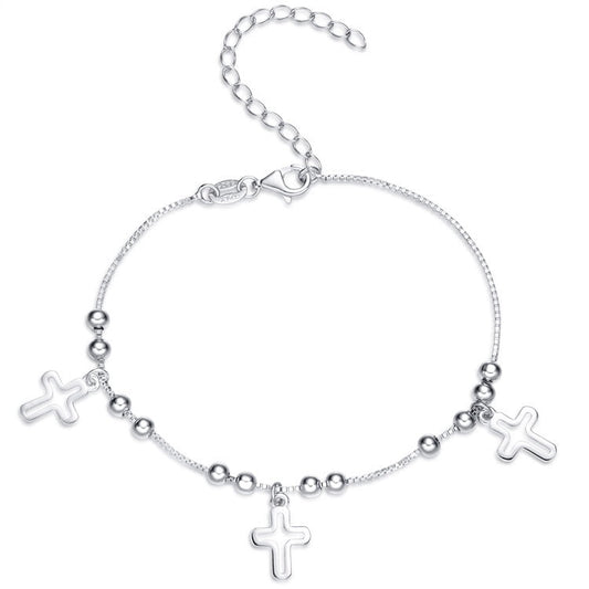 ROSARY CROSS BRACELET