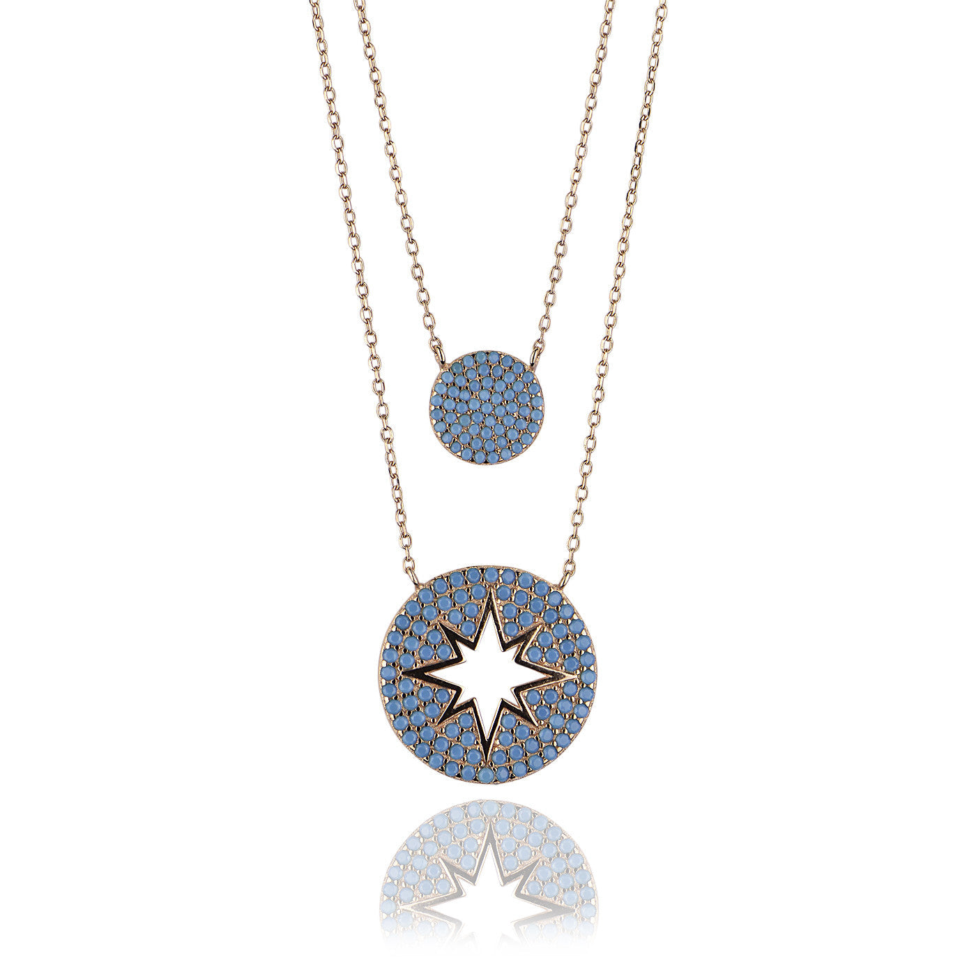 SHOOTING STAR ROSE GOLD NECKLACE