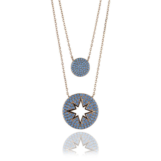 SHOOTING STAR ROSE GOLD NECKLACE
